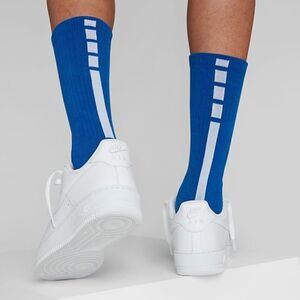 Nike Elite Crew Blue Basketball Socks